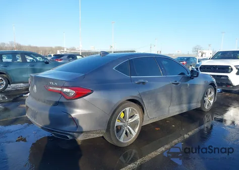 2021 Acura Tlx Advance Package из США, поврежденный, VIN 19UUB5F6XMA005633